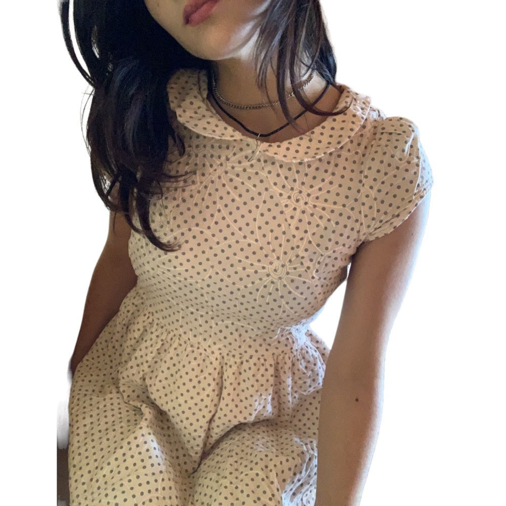 Cottage Core Polka Dot Dress
